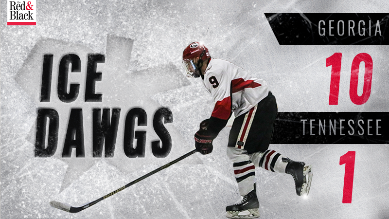 Ice Dawgs beat Tennesee 10-1 graphic
